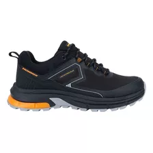 Zapato Choclo Hiker Hummer 101m Negro Y Amarillo Para Hombre