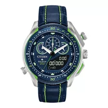 Reloj Citizen Promaster Eco-drive Sst (energia Solar) Color De La Correa Azul Color Del Bisel Azul Color Del Fondo Azul