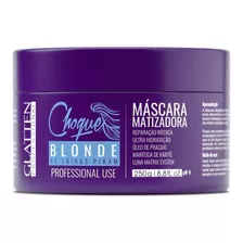 Máscara Matizadora Choque Blonde Glatten - 250g