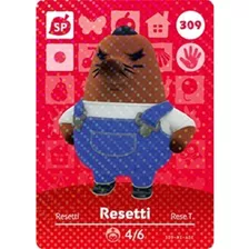 Resetti - Tarjeta Amiibo De Nintendo Animal Crossing Happy H