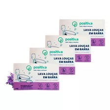 Kit 4 Lava Louças Lavandin 100g Positiv.a Sabão Natural