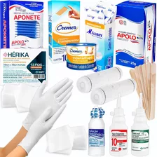 Kit Refil Primeiros Socorros P/ Emergência Pequeno Completo