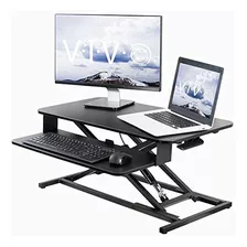 Vivo Desk Riser Convertidor De Pie De 32 Pulgadas Con Resort