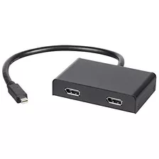 Mini Displayport De 2 Puertos 1 2 A Displayport Multi S...