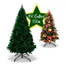 Árvore Pinheiro Natal Imperial 150cm 450 Galhos Frete Grátis