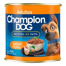 Lata Champion Dog Adulto Pollo 12 Un