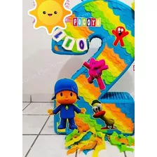 Piñata De Cumpleaños Y Fiestas Pocoyo Numero 2 