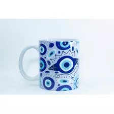 Caneca Olho Grego - Porcelana 300ml