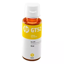 Garrafa De Tinta Hp Gt52 Amarelo