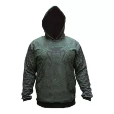 Casaco Venum Capuz Snake Skin Amazonia Preto Verde