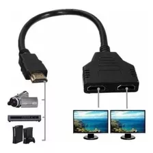 Cabo Duplicador Hdmi Y 1 Entrada 2 Saidas Splitter 1x2