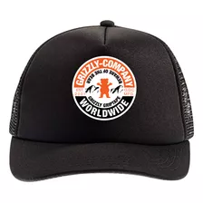 Jockey Grizzly Open Range Trucker Hat - Negro