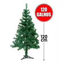 Arvore De Natal 120cm Verde 110 Galhos Tradicional Enfeite