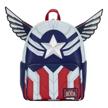 Mochila Loungefly Marvel Falcon Captain America Cosplay