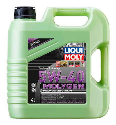 Aceite Para Motor Liqui Moly Sintético Molygen New Generation 5w-40 X 4l