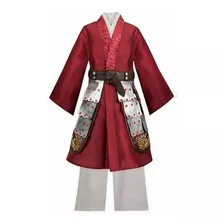 Mulan Guerrera Disfraz Deluxe Talla 4 Live Action Disney