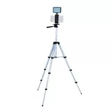 Tripode Para Camara O Celular 50 PuLG + Luz Led Para Cell