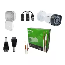 Kit Câmera Vhd 1120 B + Conectores + Balun+ Fonte Intelbras