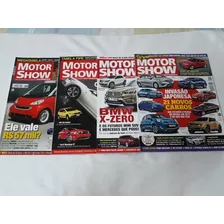 Revista Motor Show Lote Com 4 Edições