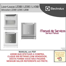 Manual Técnico Serviço Lava Louça Electrolux Le08 - Lb08