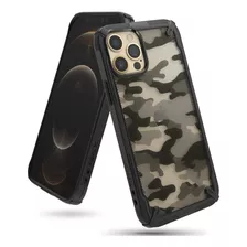 Estuche Original Ringke Fusion X Para iPhone 12 Pro Max Camo