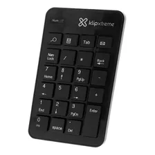 Teclado Numérico Inalámbrico Klipxtreme Knp-110 Negro