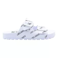 Chinelo Labellamafia Slide Fivela Branco Fem 30413branco