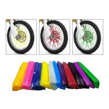 Tubo Decorativo Moto Bicicleta 24cm 72 Peças Cores Diversas