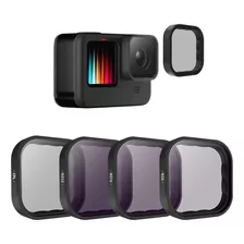 Kit De Filtros Nd E Cpl Gopro Hero 9, 10 E 11 Black Telesin