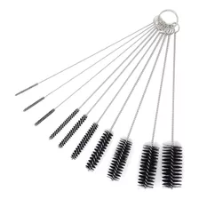 Honbay 10pcs 7.87inch Nylon Tube Brush Set Cleaning Brush Se