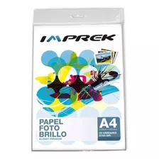 Papel A4 Fotografico Glossy 230gr 100hojas Imprek