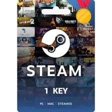 1 Chave Aleatória Steam Oro. 1 Key R$ 190