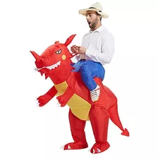 Toloco - Traje Para Disfraz Inflable De T-rex Para Adulto, M