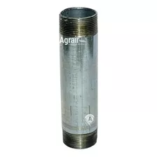 Niple Galvanizado De 1 1/2 X 7 Pulgadas Agrair