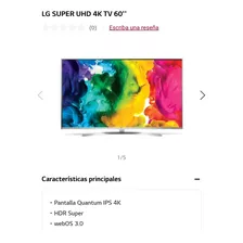 Smart Tv Super Uhd 4k Marca LG 60uh8500 