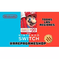 Tarjetas De Nintendo Switch Giftcards Nintendo Online