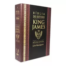 Bíblia De Estudo King James - Letra Hipergigante 