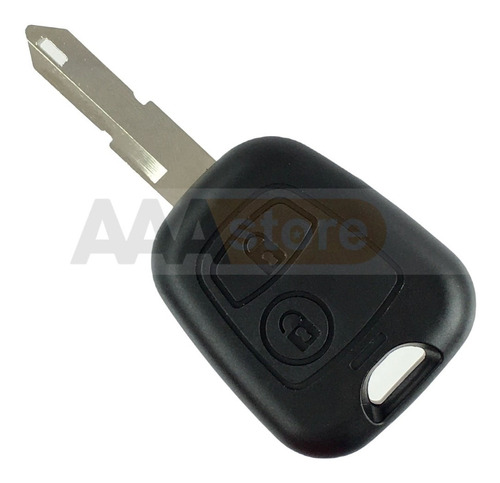 Carcasa Llave Control Peugeot 206 207 306 307 Con Logo 2 Bot Foto 4