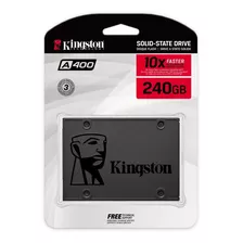 Disco Sólido Interno Kingston Sa400s37/240g 240gb Negro