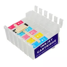 6 Cartucho Bulk Reposição Epson T50 T60 R260 R290 + Chip Ful