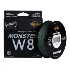 Linha Pesca Multifilamento 500m 8 Fios Monster 8x Verde