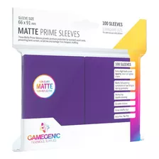 Matte Prime Sleeve Roxo - 100 Unidades - 64 X 89mm Gamegenic