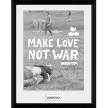 Cuadro De Colección Woodstock - Make Love Not War