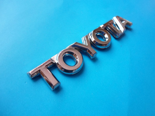 Emblema Toyota Letras Auto Camioneta Foto 2