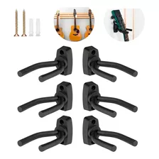 Soporte Gancho De Pared Para Guitarra Bajos Violín 6 Piezas