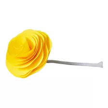 Flor Com Cordão Para Difusor De Ambiente Amarela