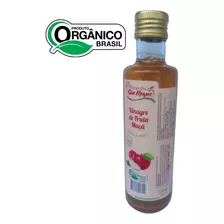 Vinagre De Maçã Orgânico 250ml 4% Acidez Fazenda São Roque