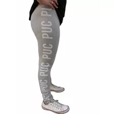 Calça Legging Em Malha De Algodão E Elastano