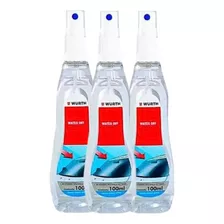 Kit 3 Cristalizadores Repelente Água Water Off Wurth 100ml