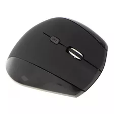 Mouse Inalámbrico Semi Vertical 1600dpi Klipxtreme Kmw-390 Color Negro